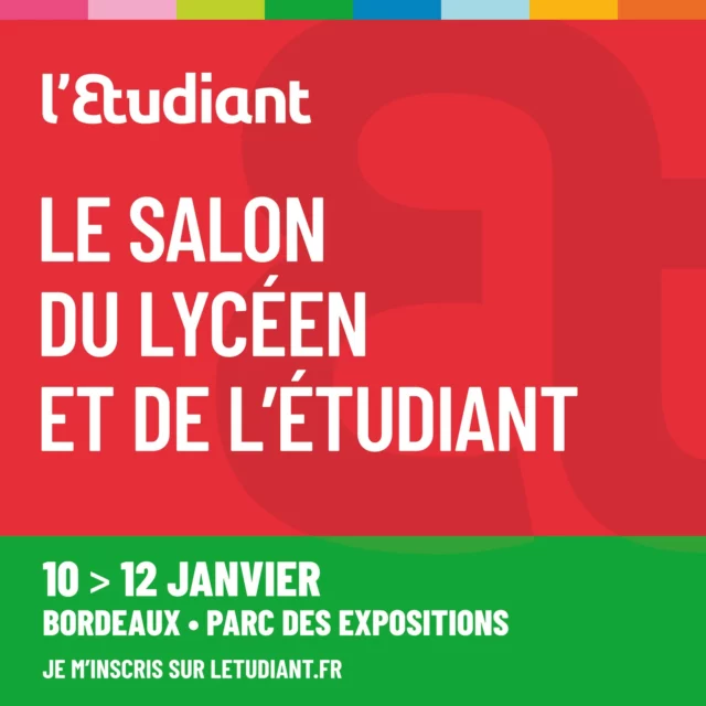 Venez nous rencontrer au salon de l'Etudiant ce weekend, le 10, 11 et 12 janvier de 9H à 17H/ STAND B39
Toutes les formations du lycée et du Campus seront présentées.